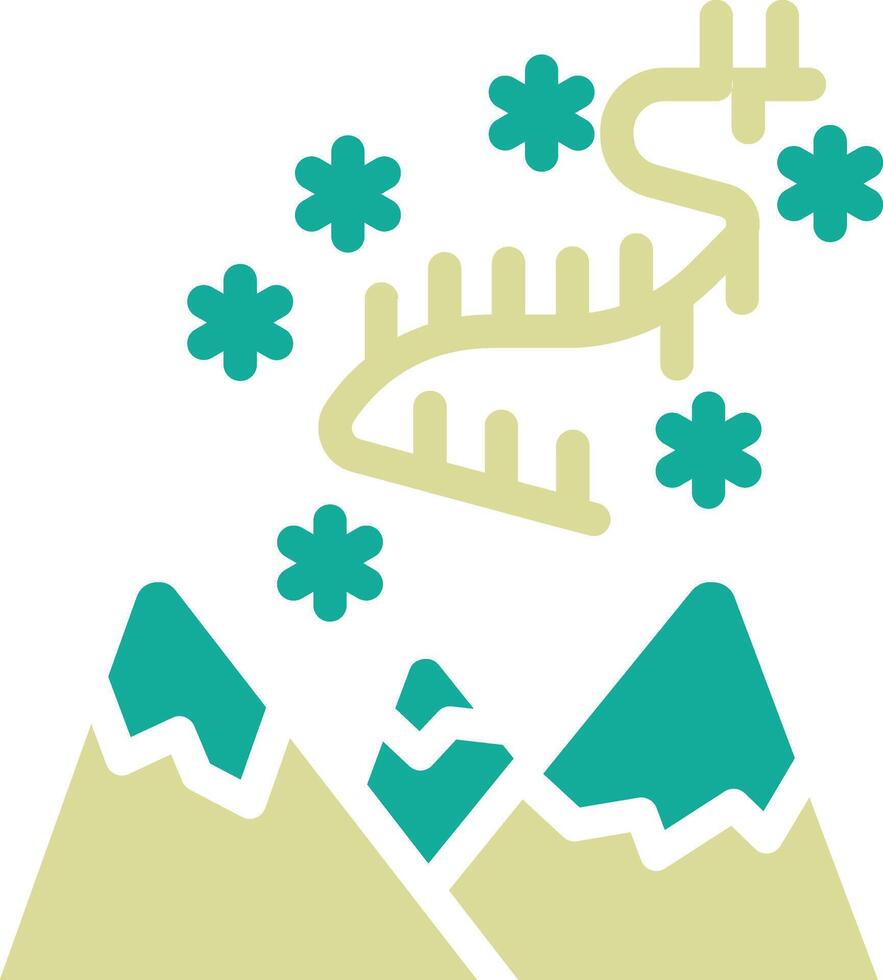 Aurora Borealis Vector Icon