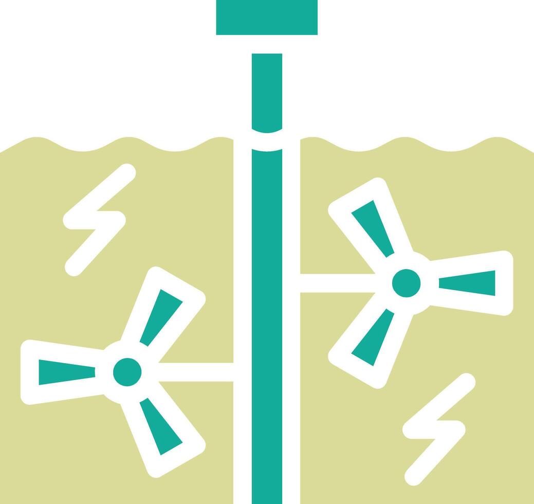 Tidal Power Vector Icon
