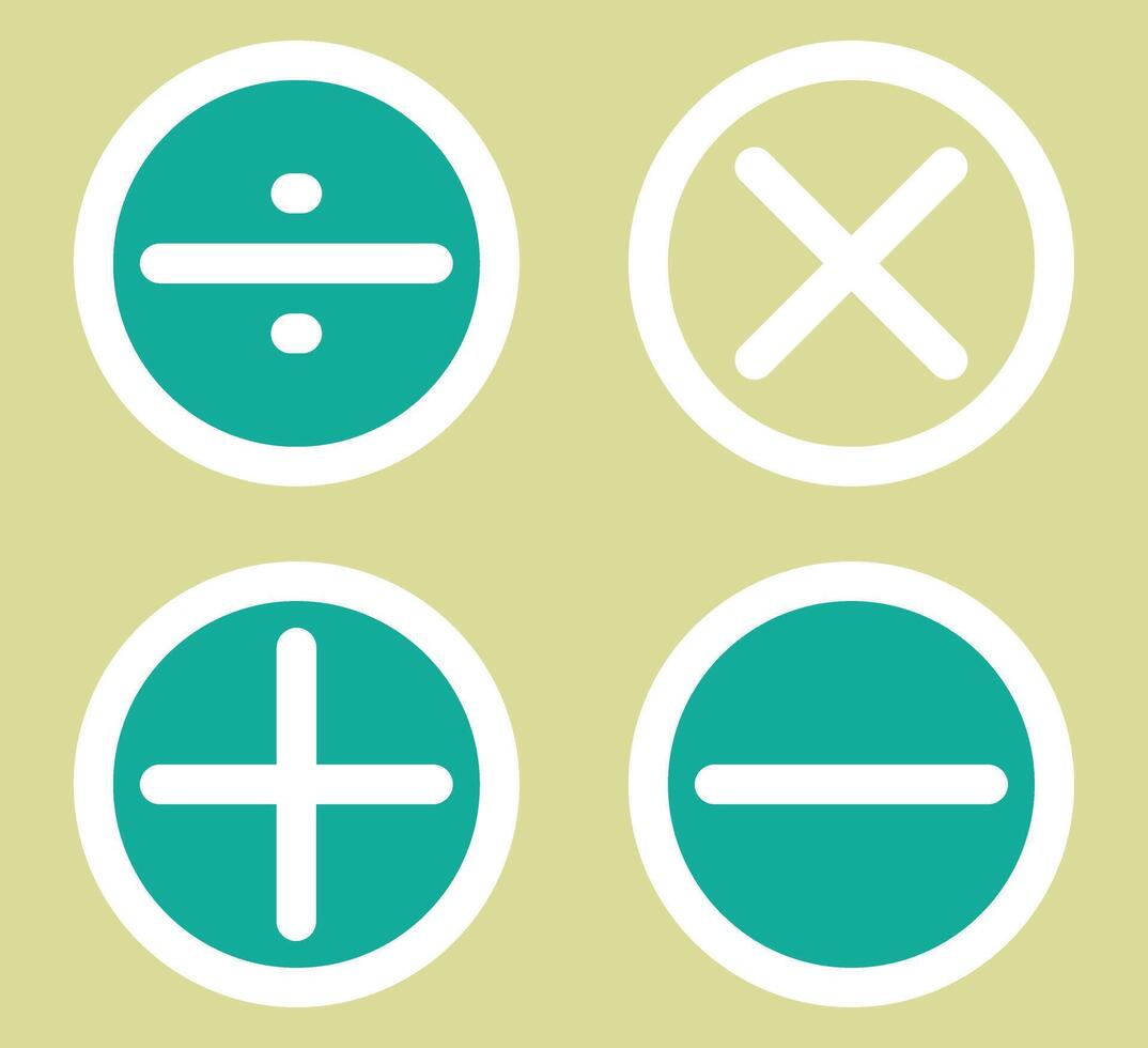 Mathematics Vector Icon