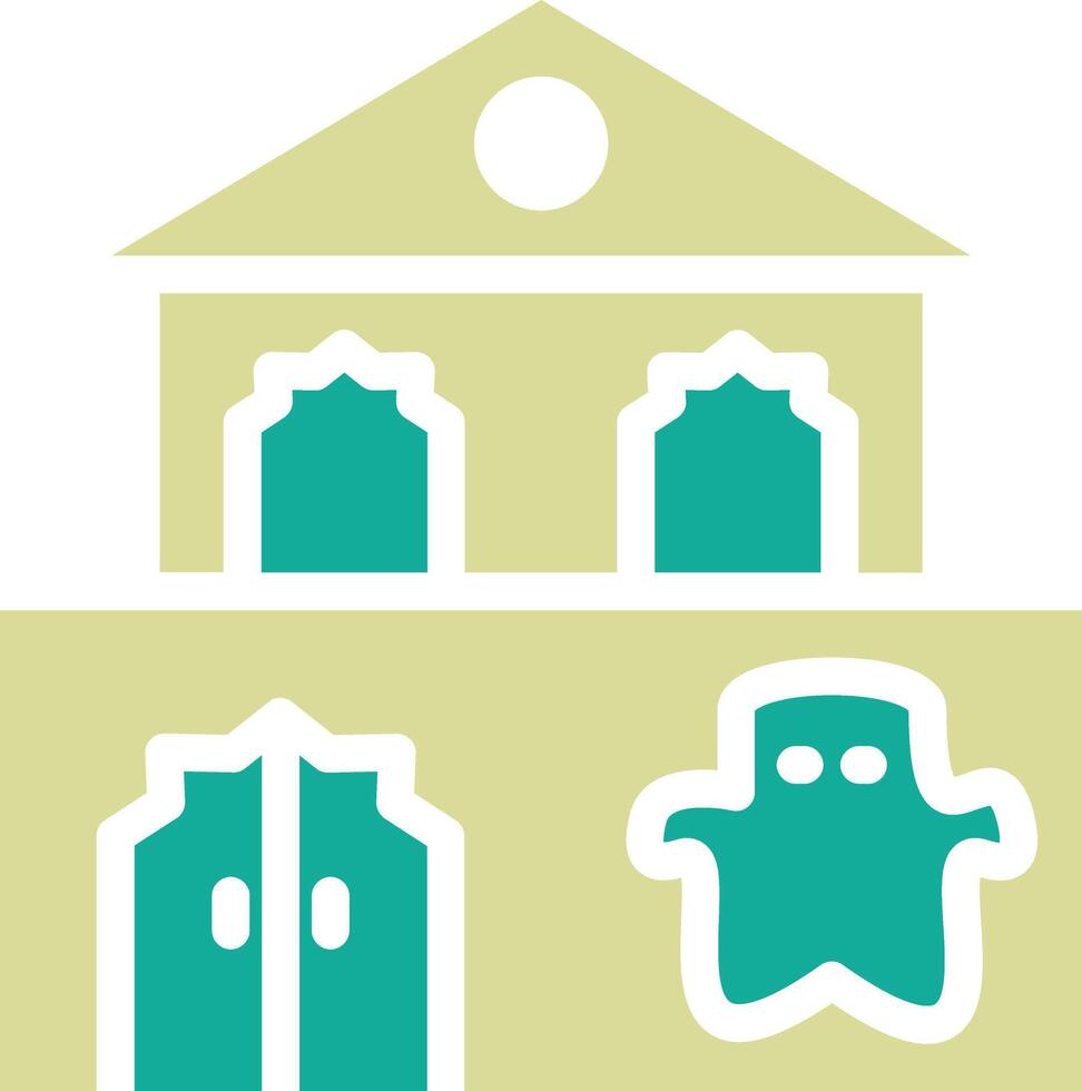 Ghost Castle Vector Icon