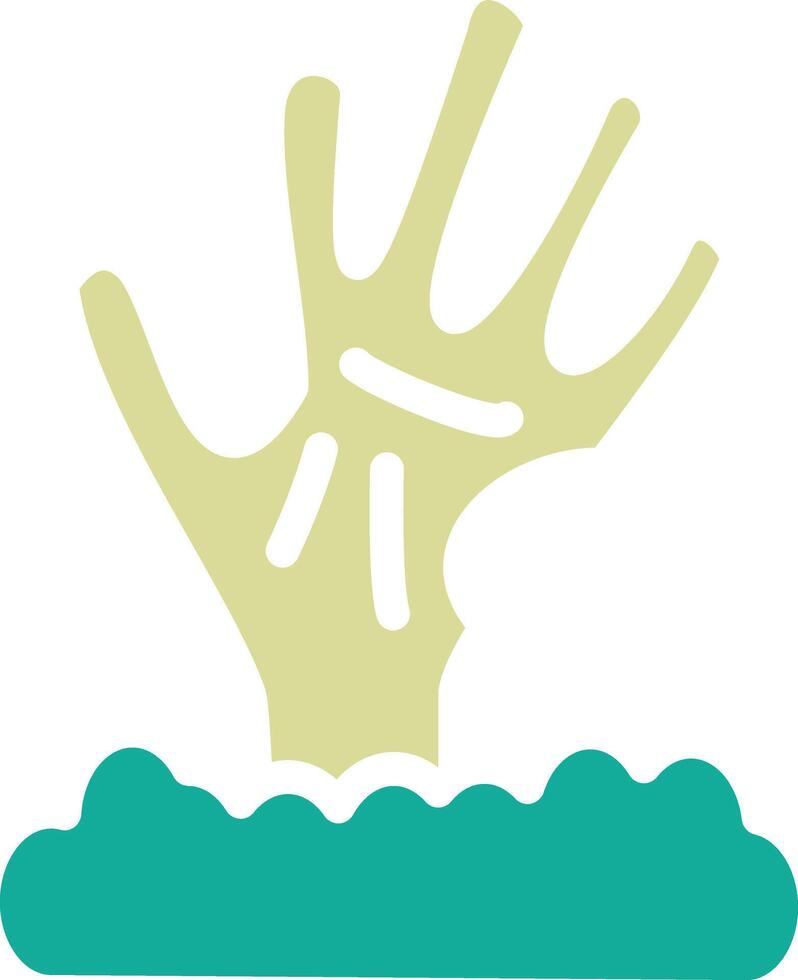 Scary Hand Vector Icon