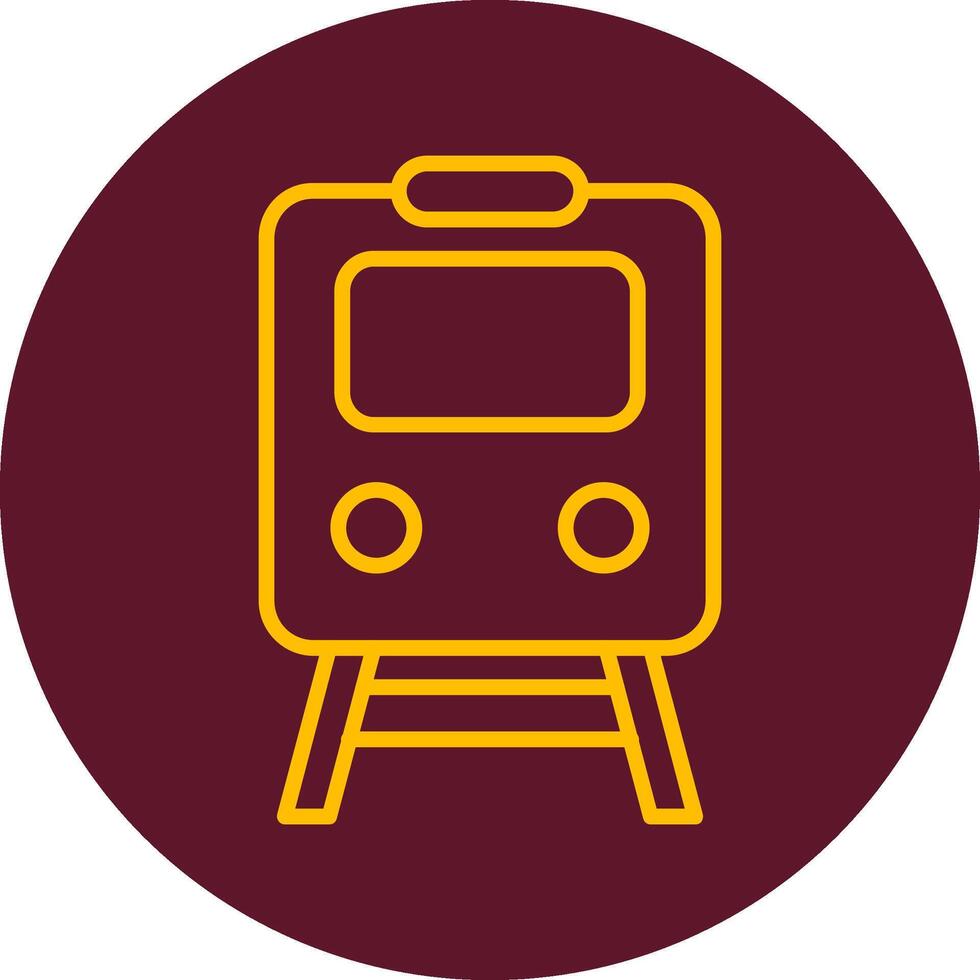 icono de vector de tren