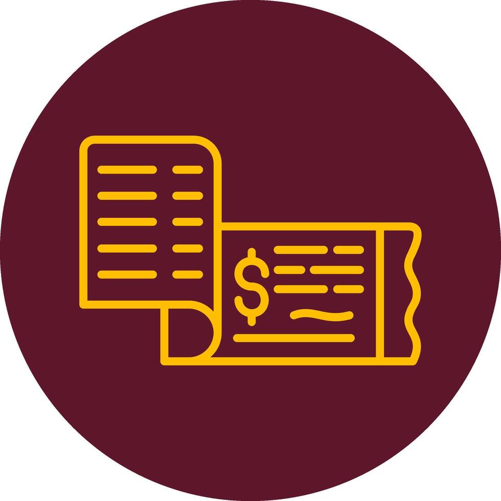 Cheque Vector Icon