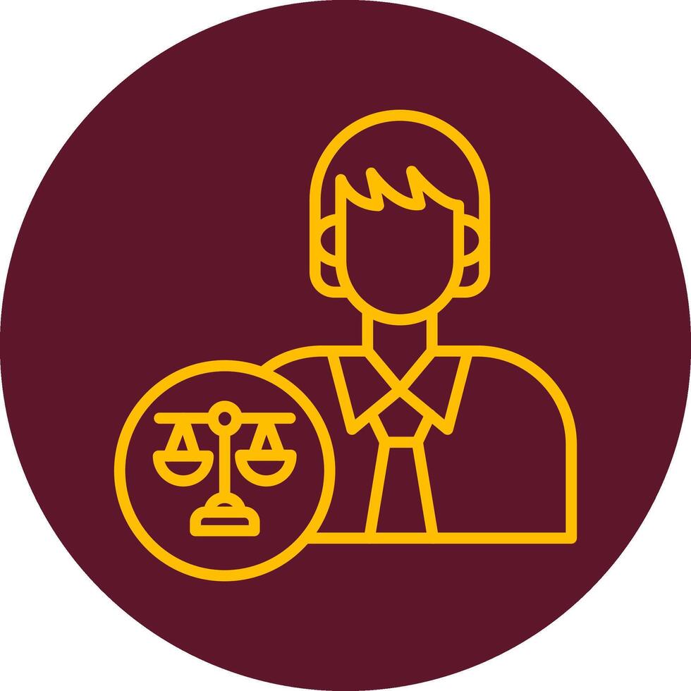 Lawyer Vector Icon