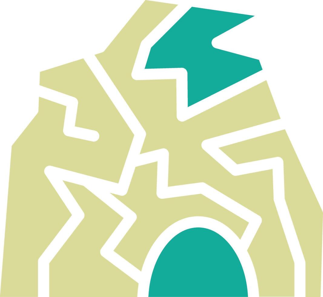 Desert Cave Vector Icon