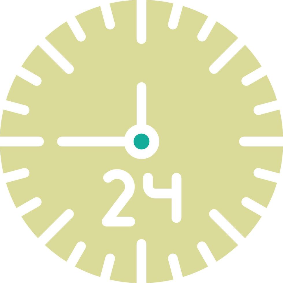 24 Hours Vector Icon