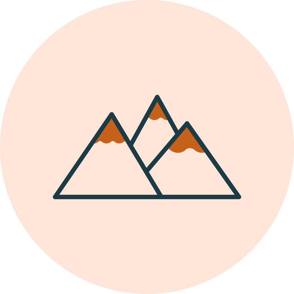 Rocky Mountains Vector Icon