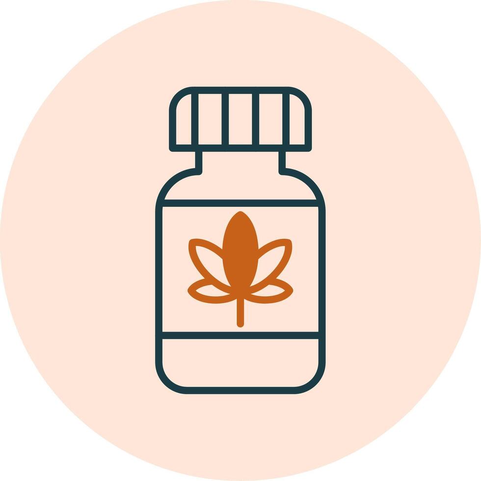 Cannabis oil Vector Icon