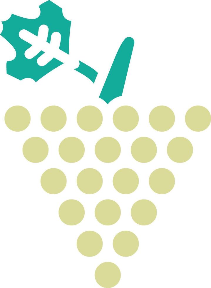 icono de vector de uvas