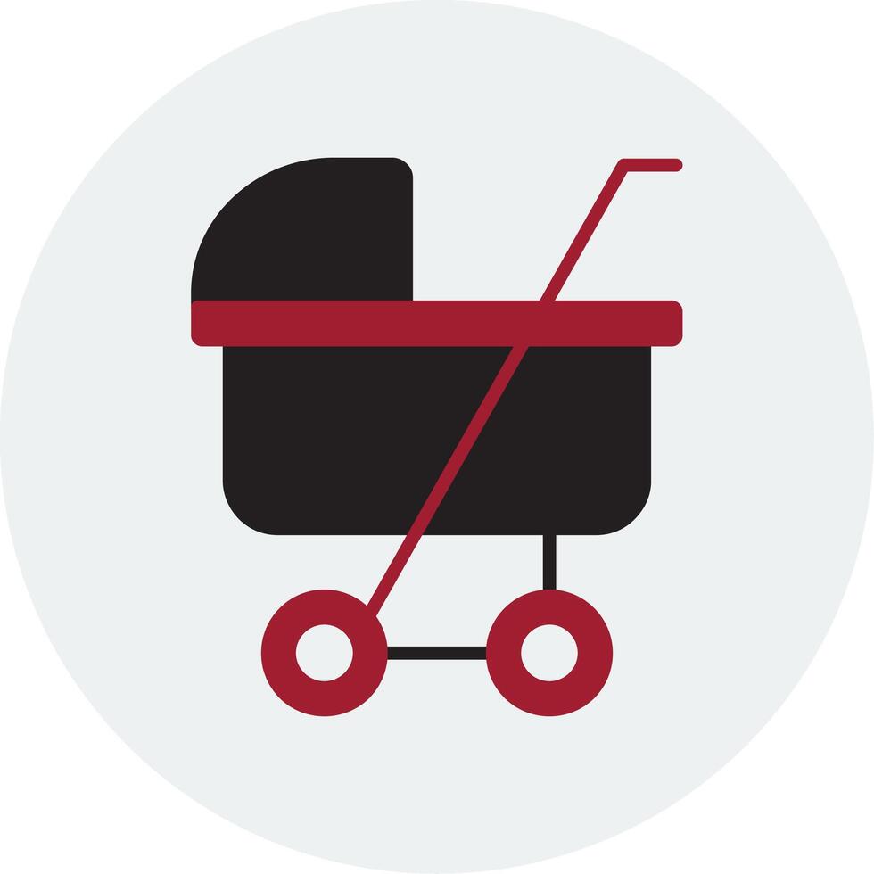 Stroller Vector Icon