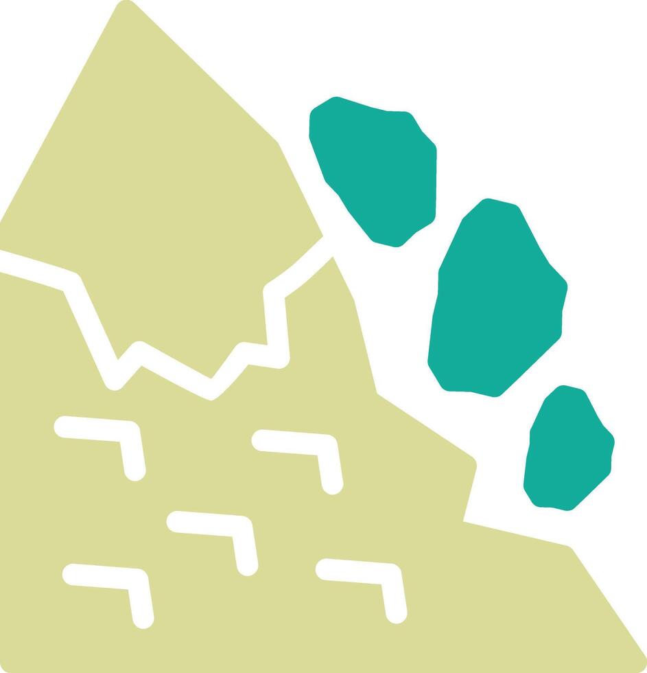 Snow Avalanche Vector Icon