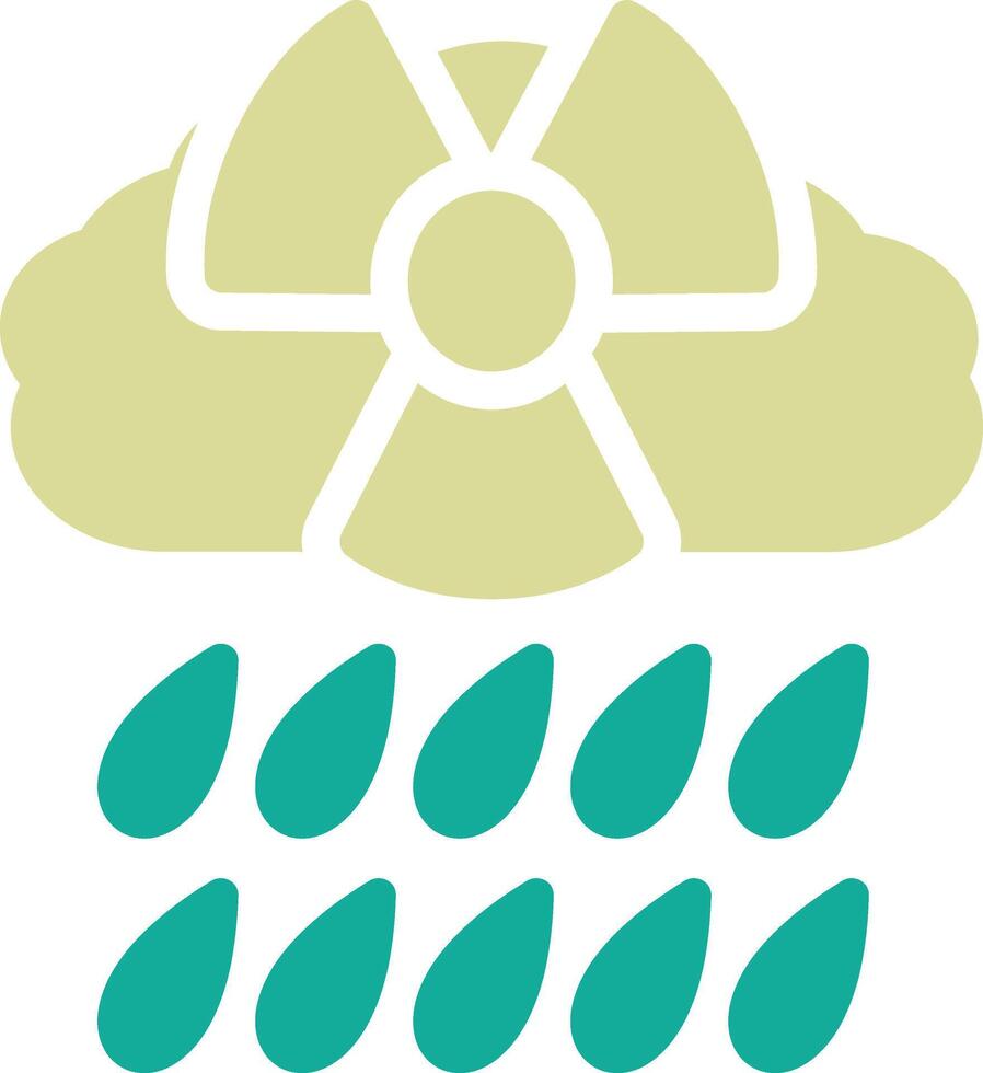 Acid Rain Vector Icon