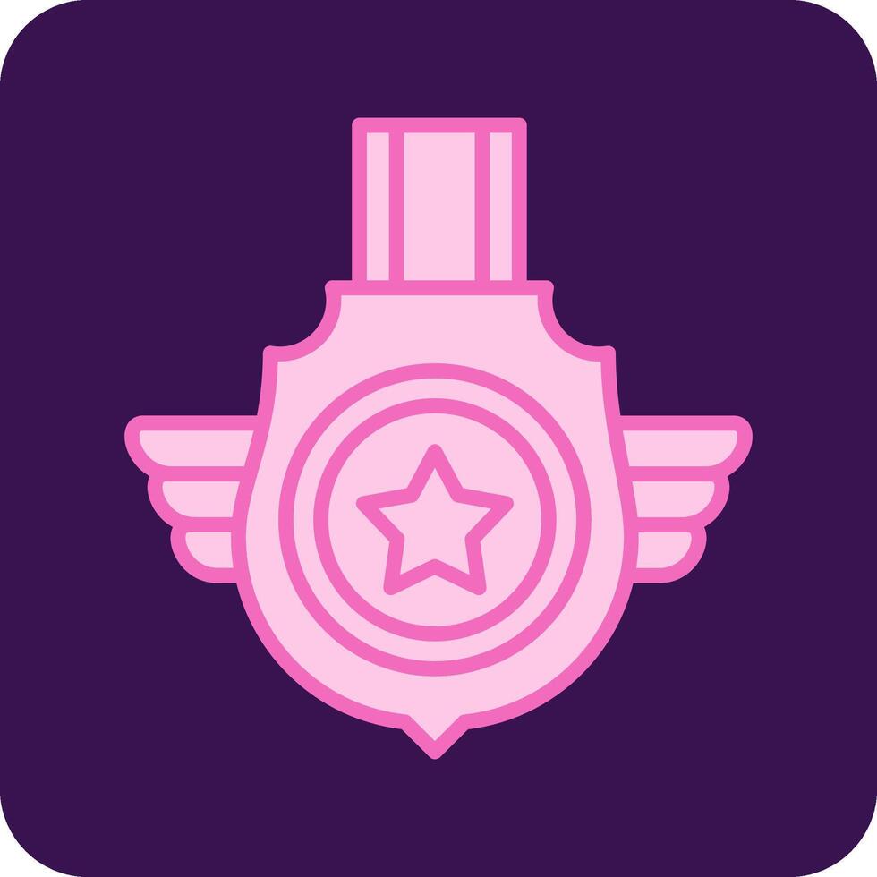 insignias vector icono