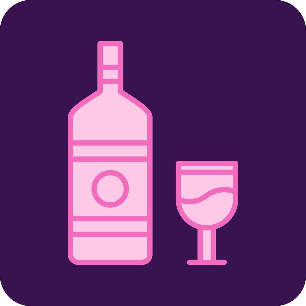 alcohólico bebida vector icono