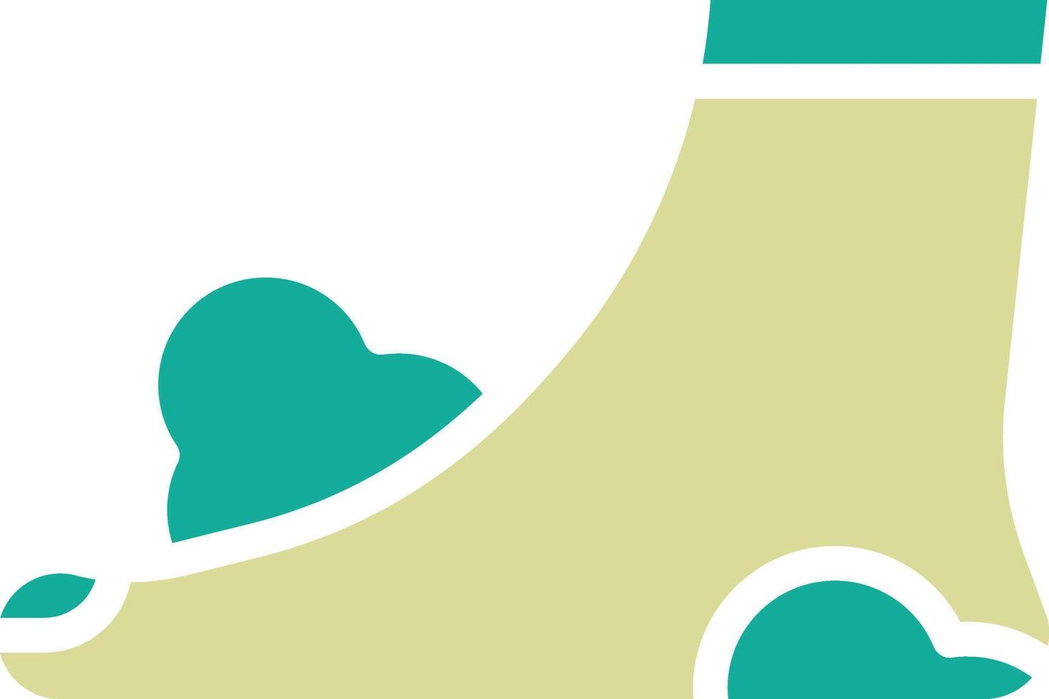 Washing Foot Vector Icon