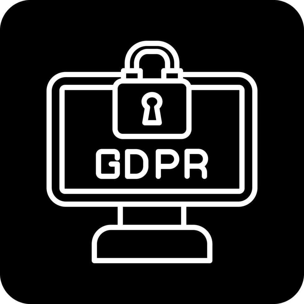 gdpr vector icono