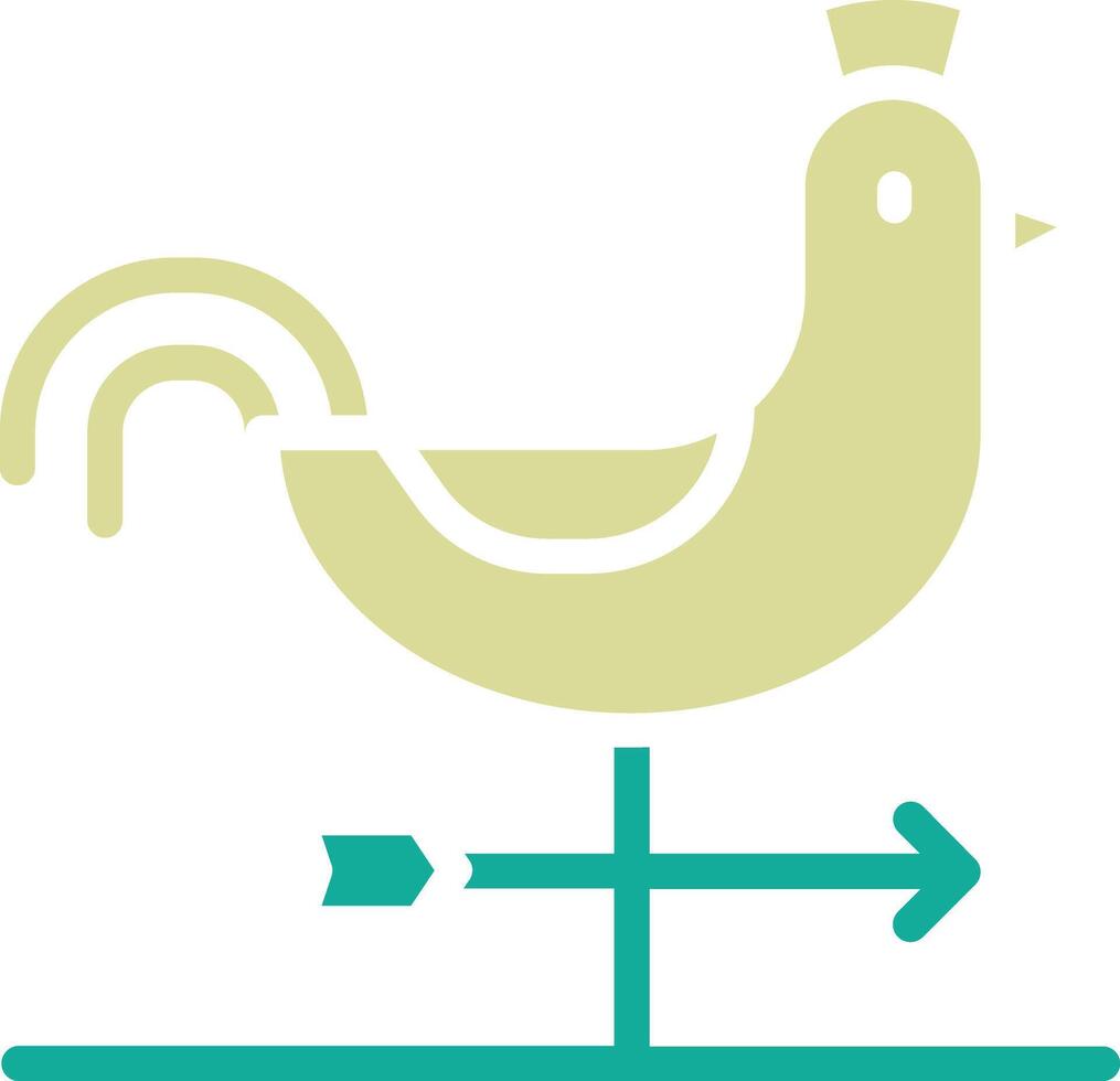 Weathercock Vector Icon