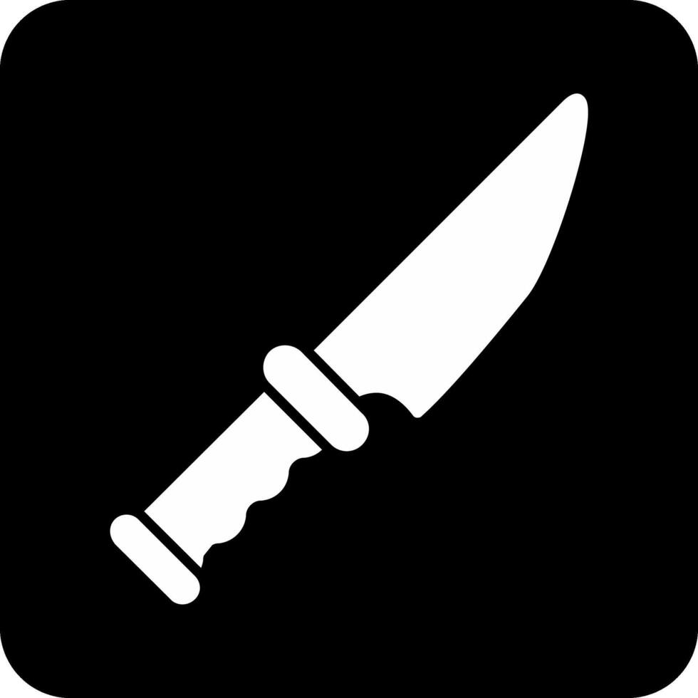 icono de vector de cuchillo