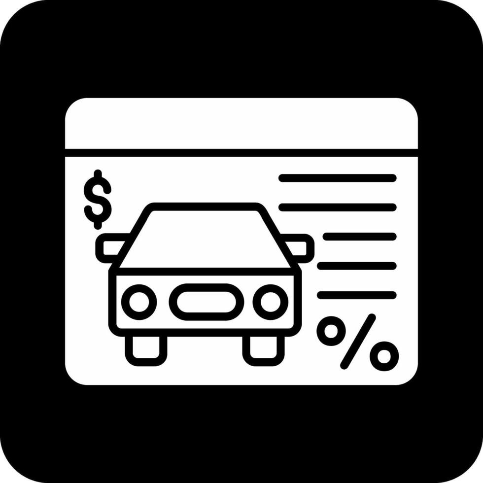 Car Loan Vector Icon