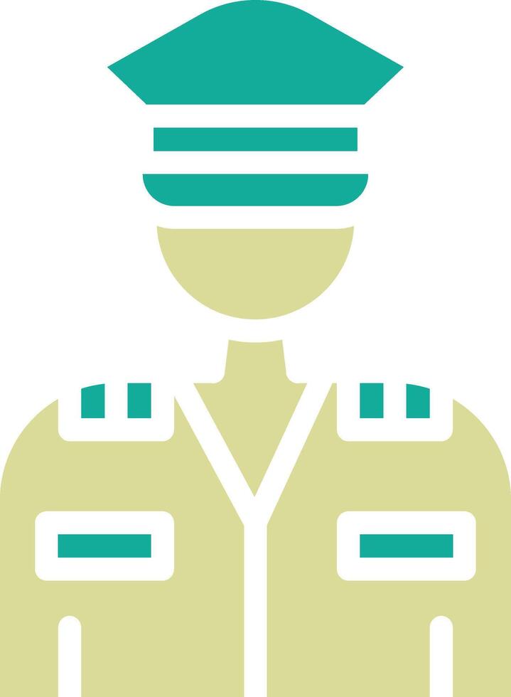 Army Captain Vector Icon