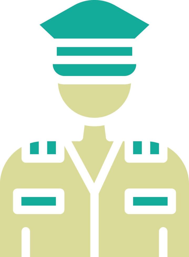 Army Captain Vector Icon