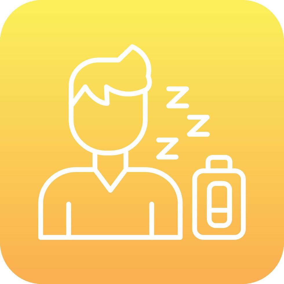 Tired Vector Icon