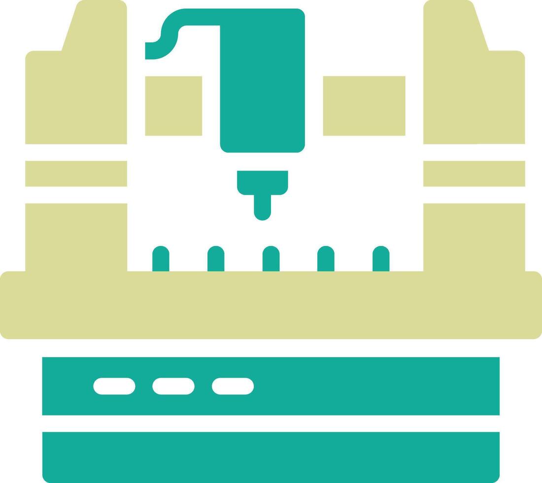 Cnc Machine Vector Icon