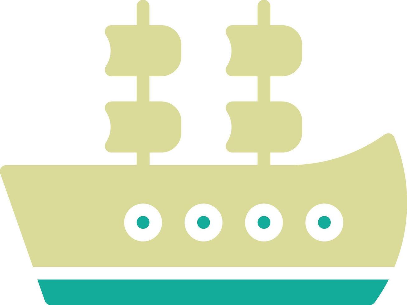 Galleon Vector Icon