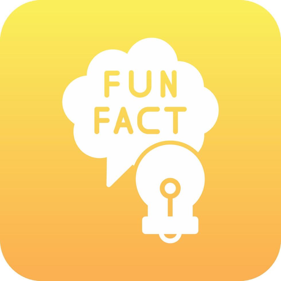 Fun Fact Vector Icon