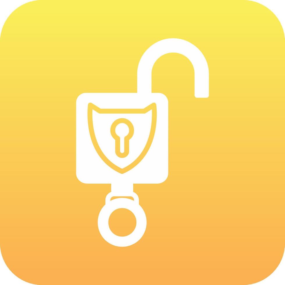 Open Padlock Vector Icon