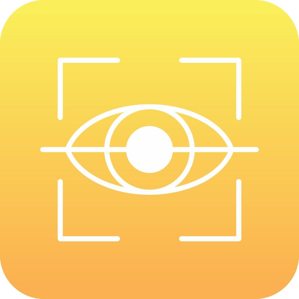 Retinal Scanner Vector Icon