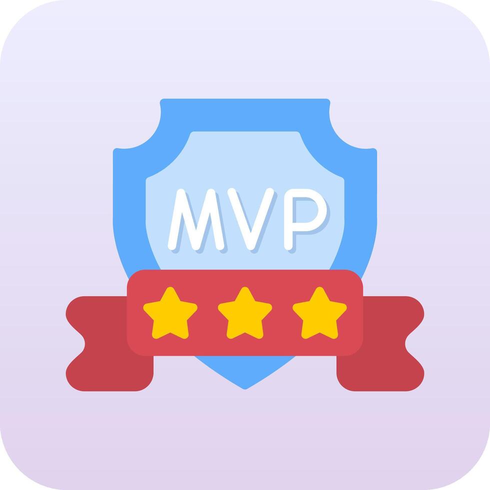 icono de vector de mvp