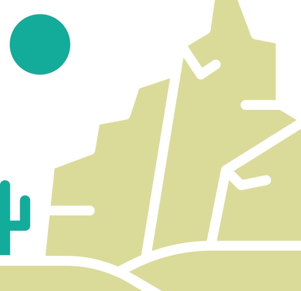 Canyon Vector Icon
