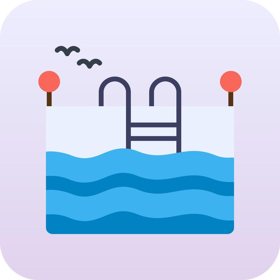 Swimming Pool Vector Icon