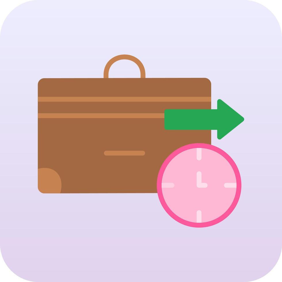 Business Trip Vector Icon