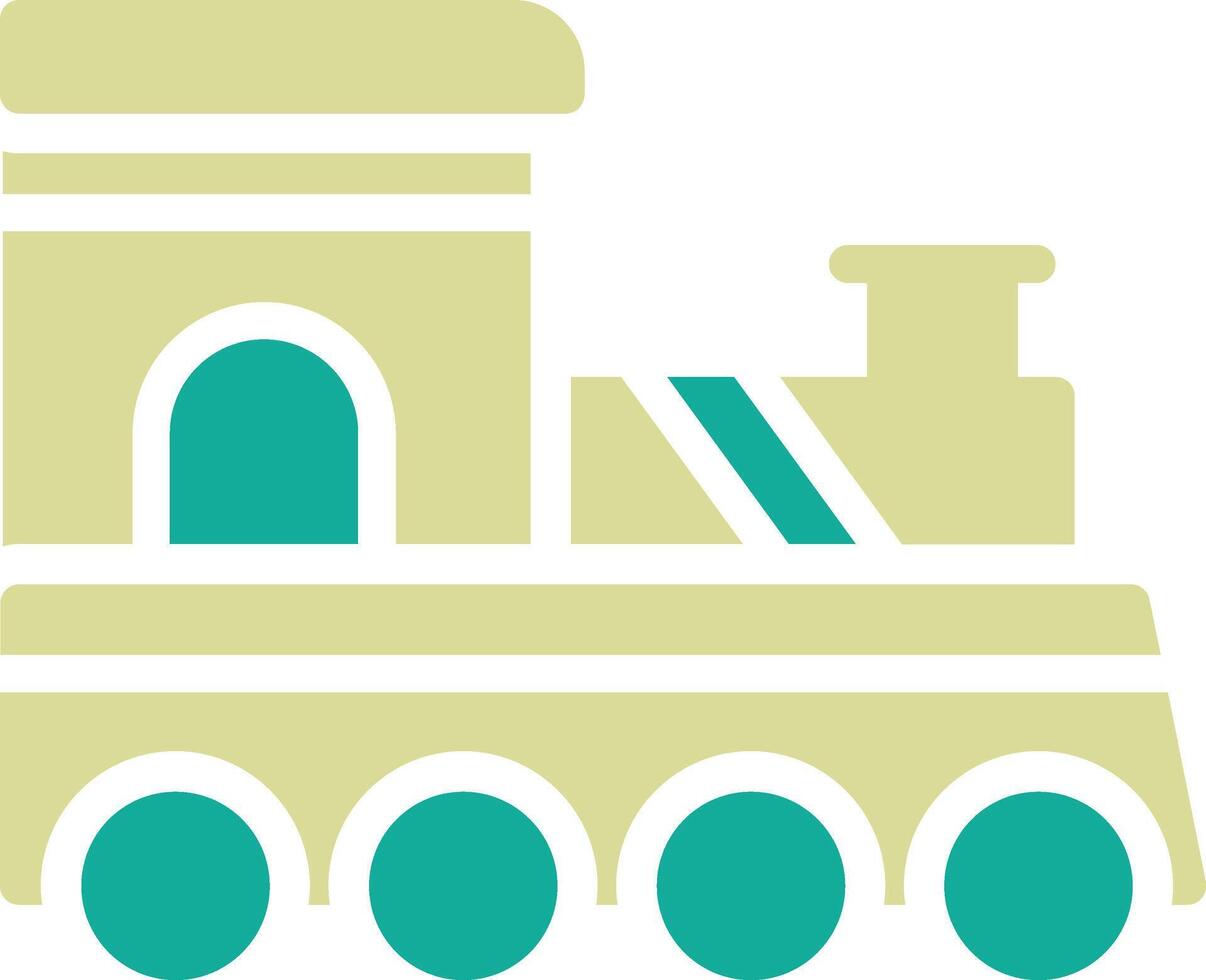 icono de vector de locomotora