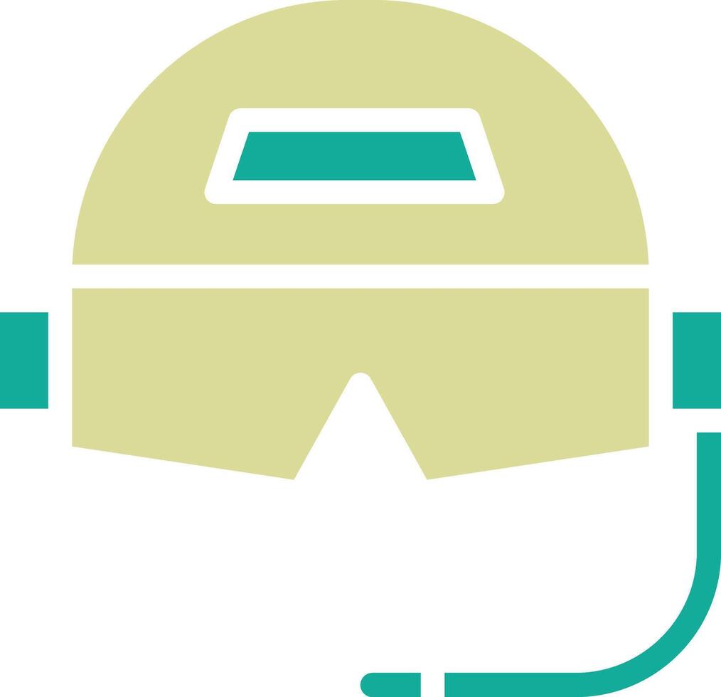 Pilot Helmet Vector Icon