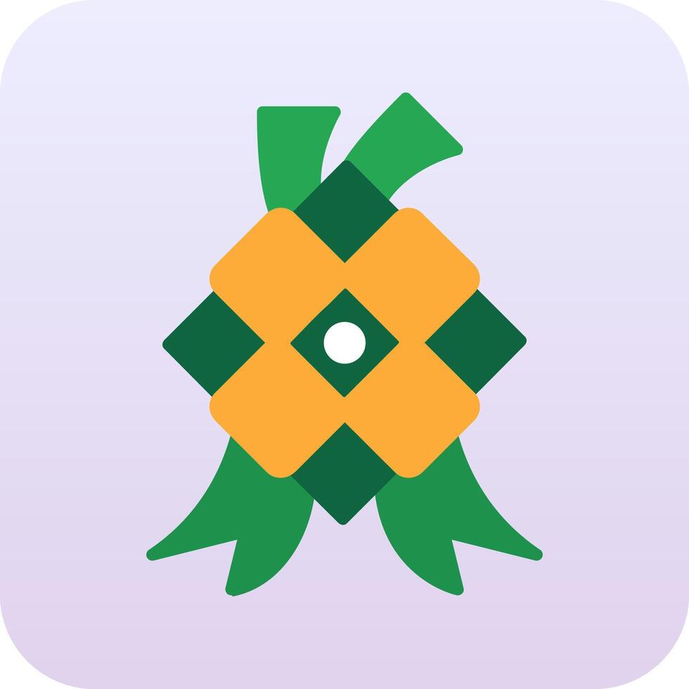 icono de vector de ketupat