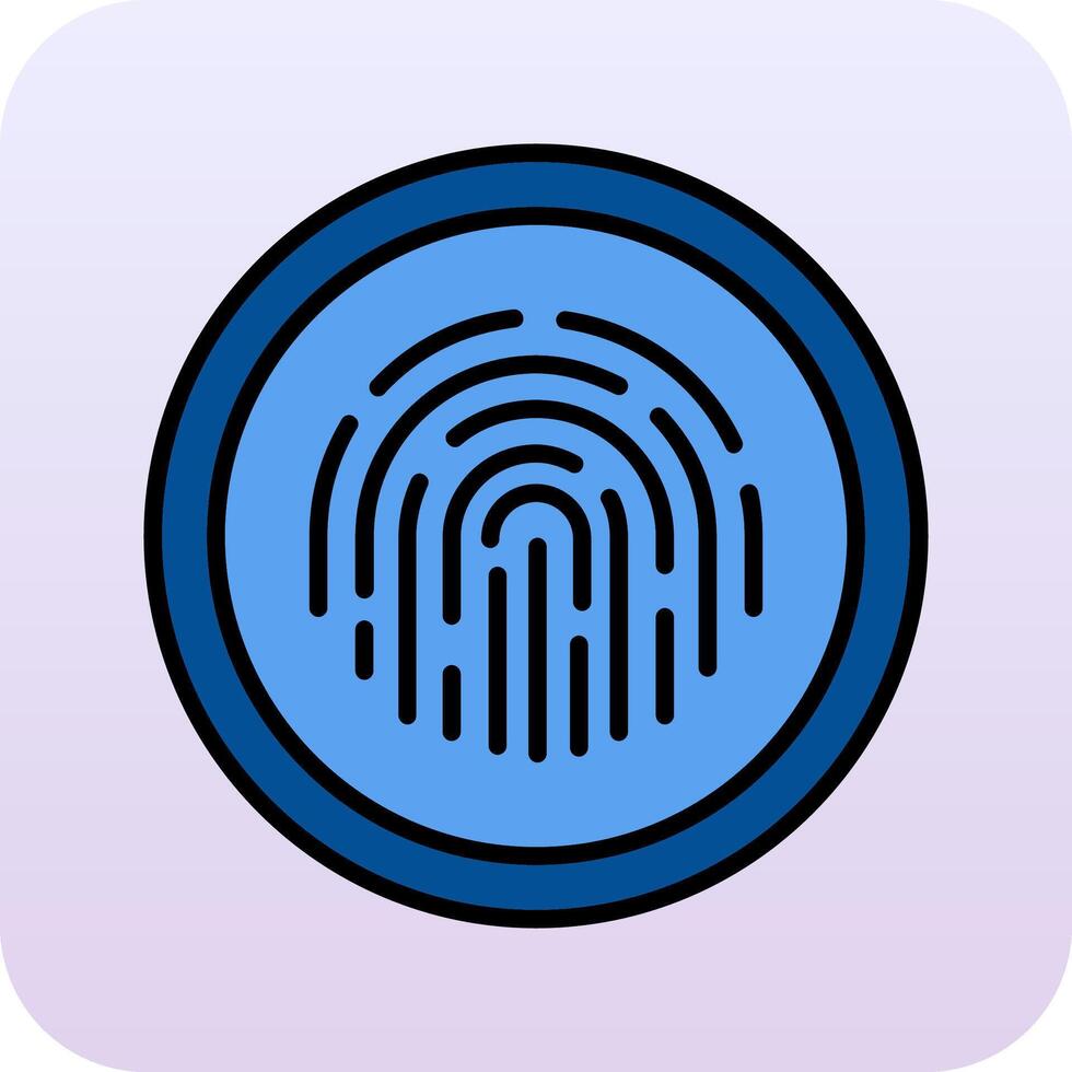 Fingerprint Vector Icon