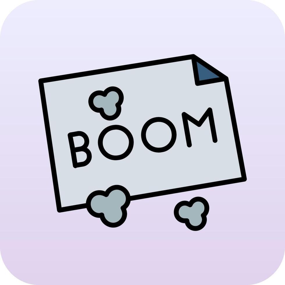 Boom Vector Icon