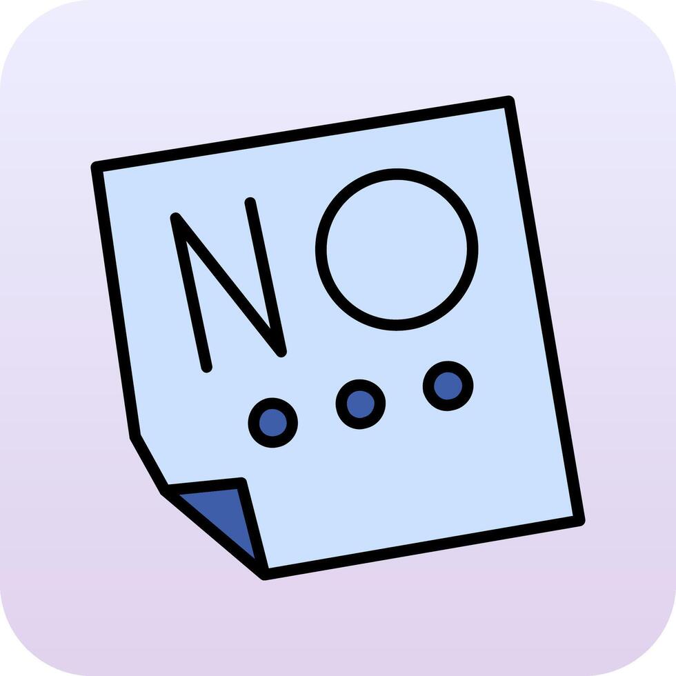 Say No Vector Icon