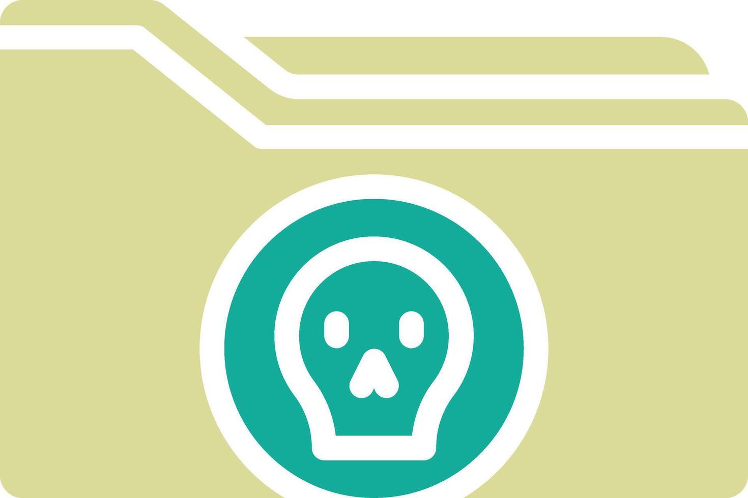 Folder Hacked Vector Icon
