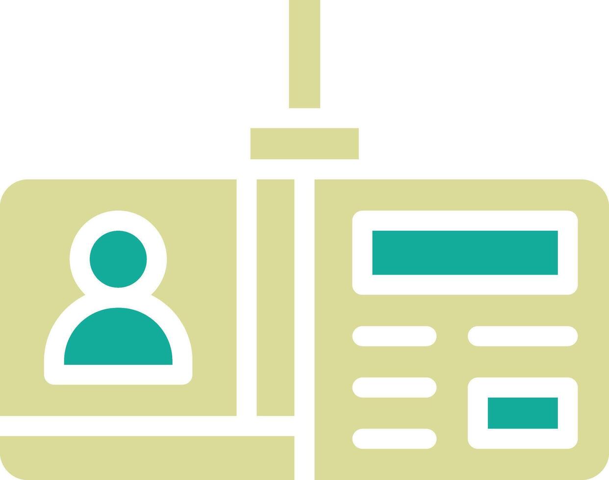 Identification Card Vector Icon