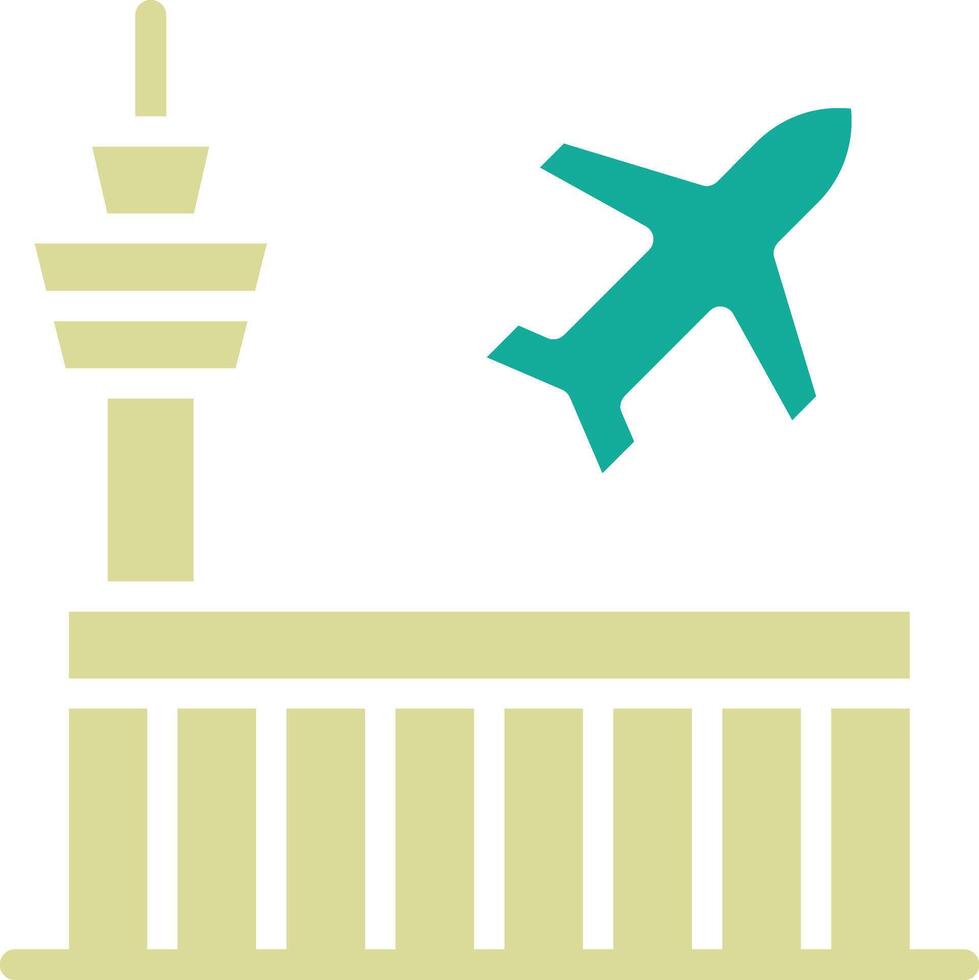 icono de vector de aeropuerto