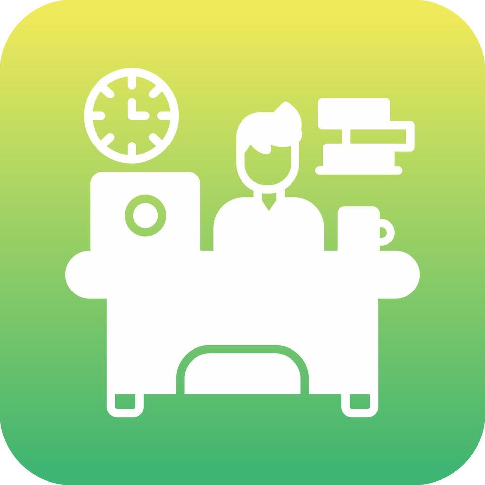 Workaholic Vector Icon