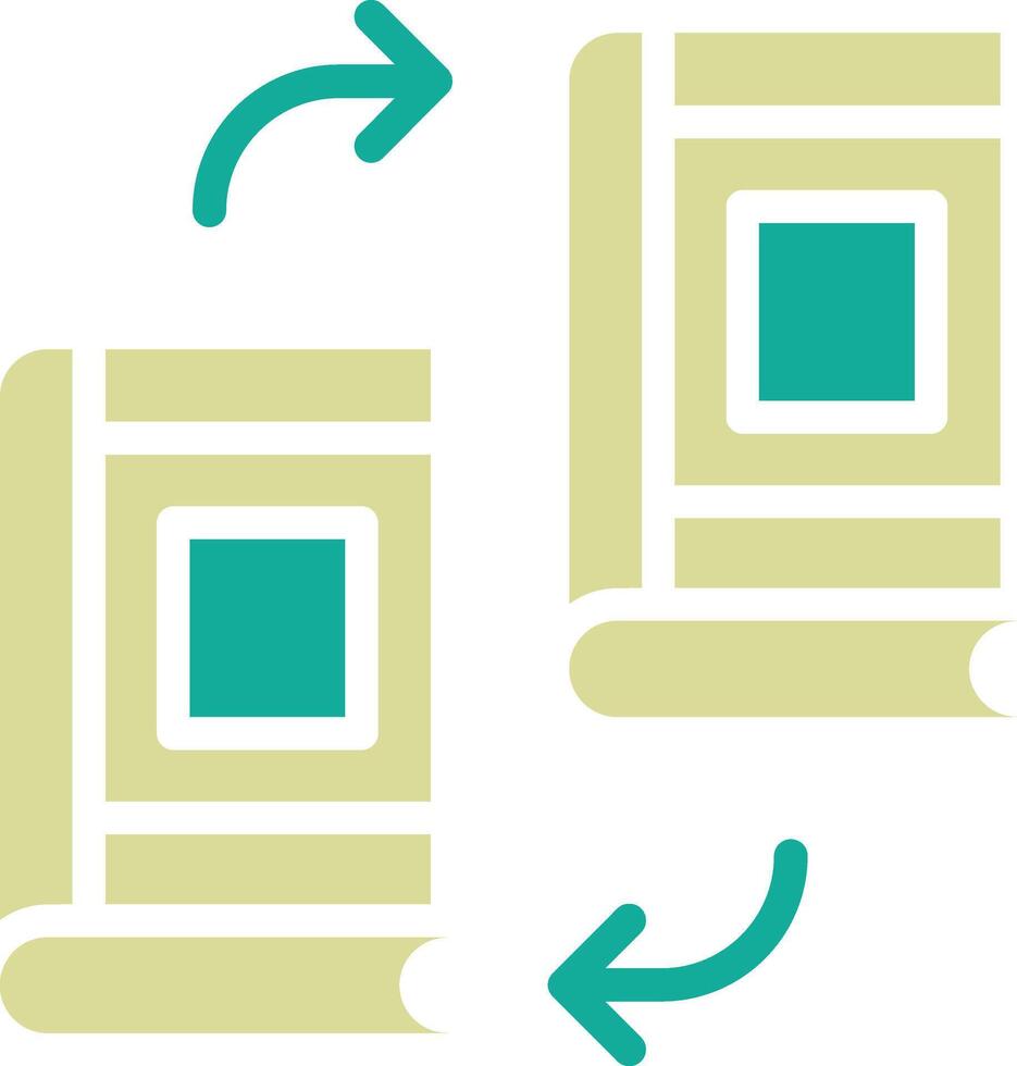 Book Exchange Vector Icon