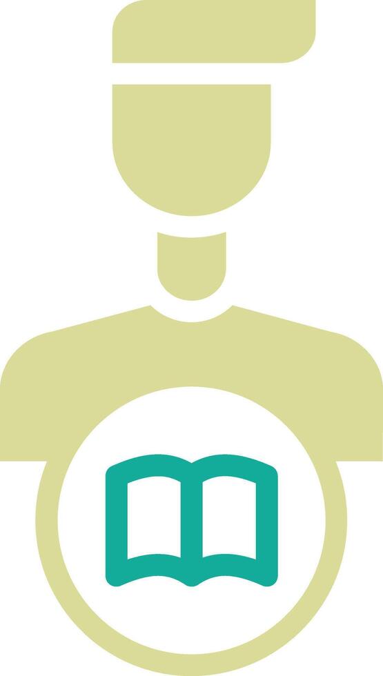 Library Man Vector Icon