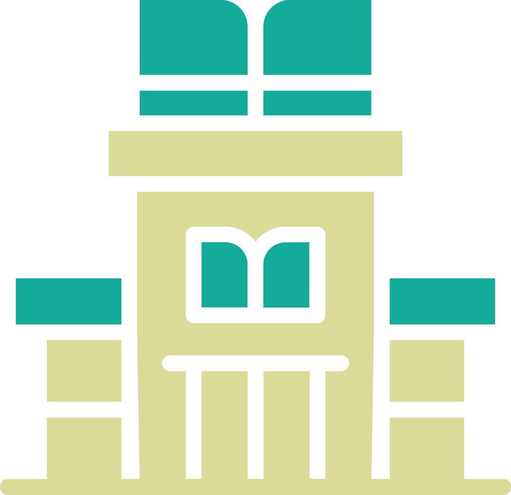 Library Building Vector Icon