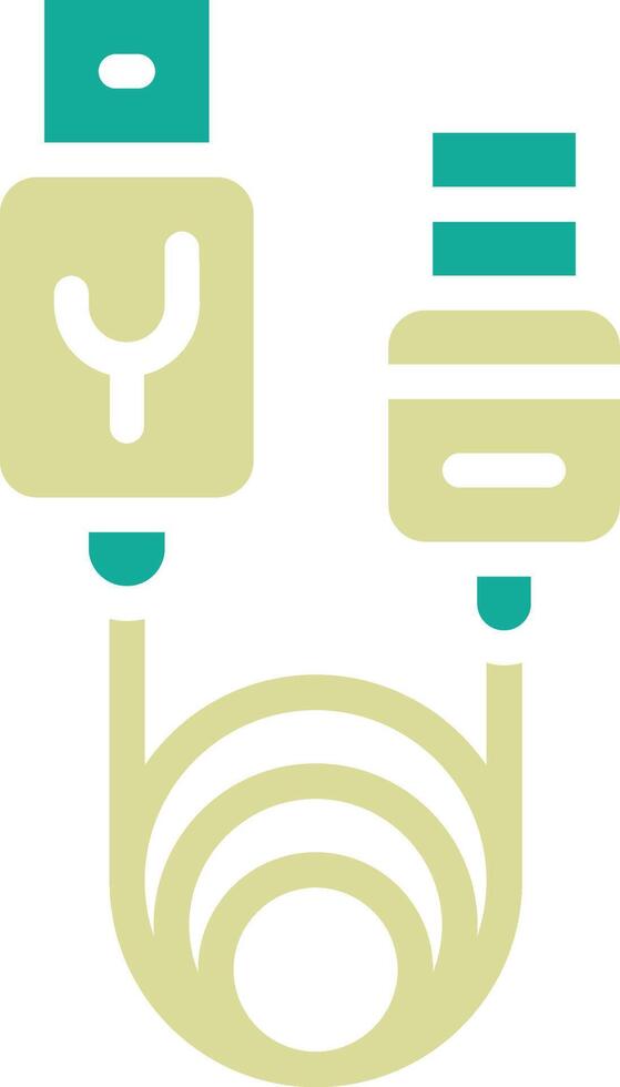 USB Cable Vector Icon