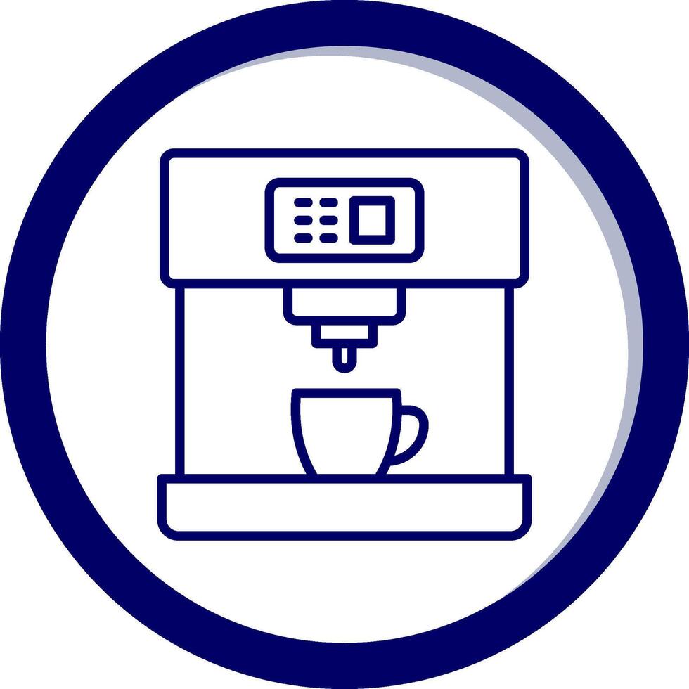 Coffee Machine Vecto Icon vector